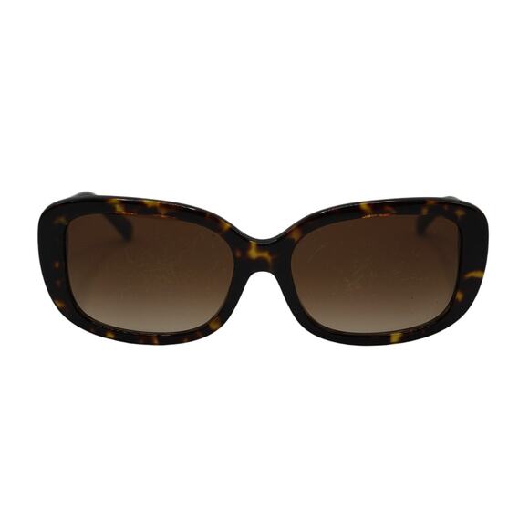 Coach Sunglasses Dark Tortoise 501274 HC 8299 Gradient Gold Accents - Picture 1 of 6